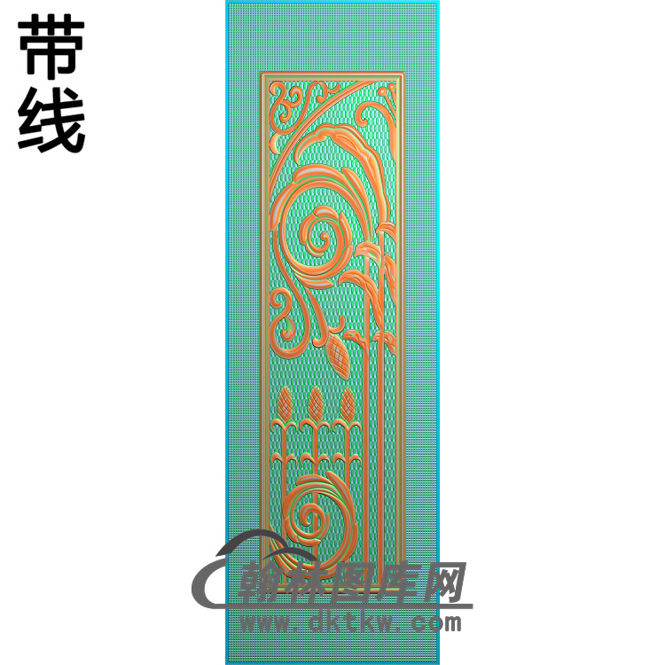 铝雕纹理谷穗精雕图(TM-0162）展示