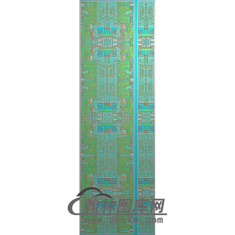 铝雕纹理无线精雕图（TM-0226）展示