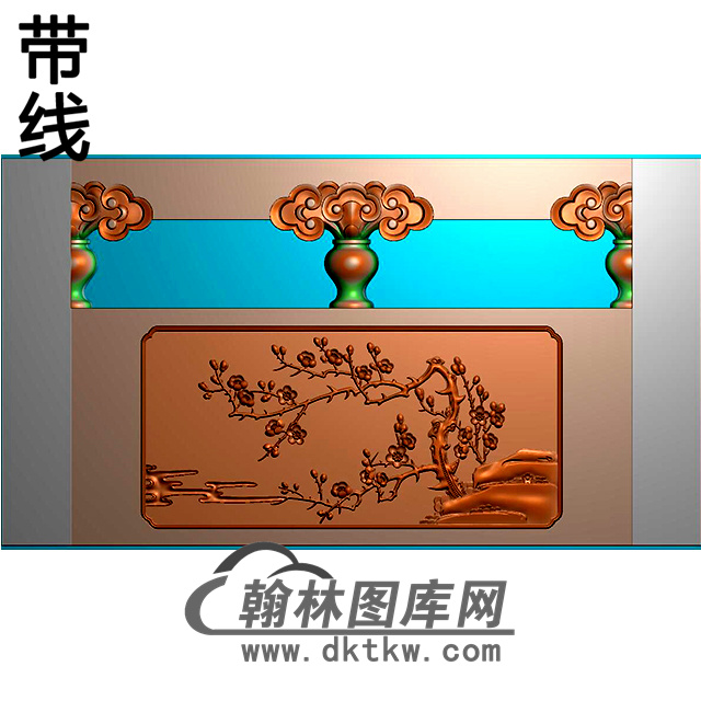 梅花石材栏板精雕图浮雕图雕刻图HL-56有线展示