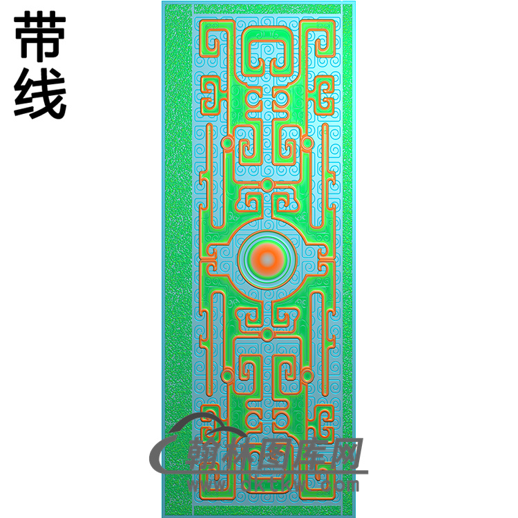 铝雕纹理精雕图（TM-407）展示