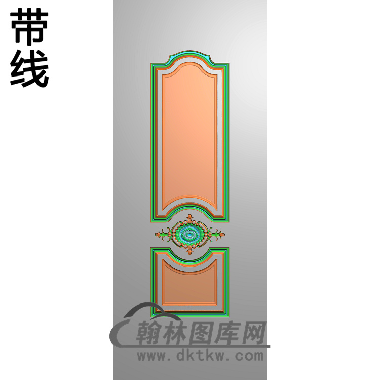 铝雕纹理洋花精雕图（TM-467）展示