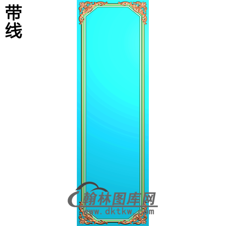 洋花护墙板精雕图(HQB-035)展示