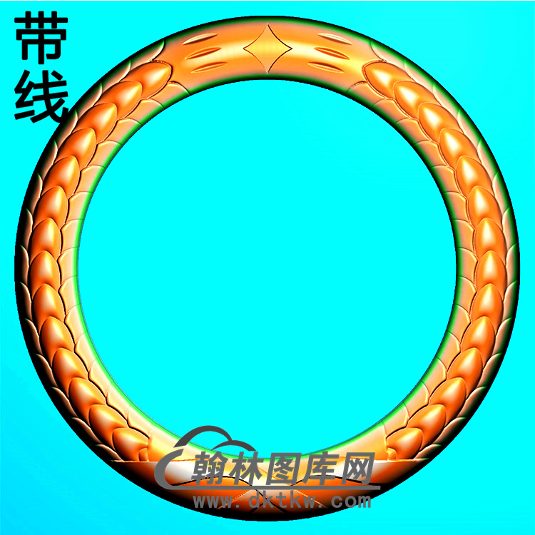 欧式圆形洋花精雕图（YXH-264）展示