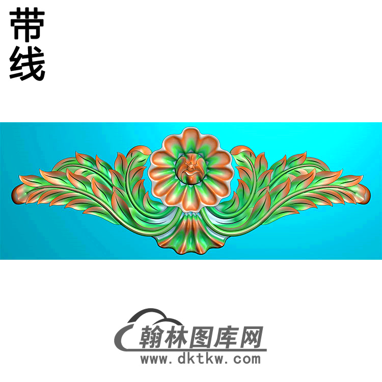 欧式帽顶洋花精雕图（MDH-005）展示