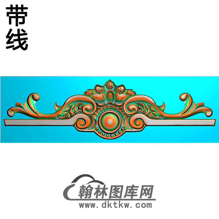 欧式帽顶洋花精雕图（MDH-052）展示