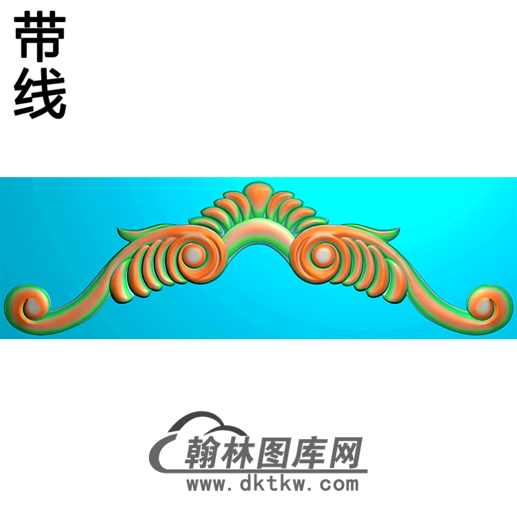 欧式帽顶洋花精雕图（MDH-061）展示