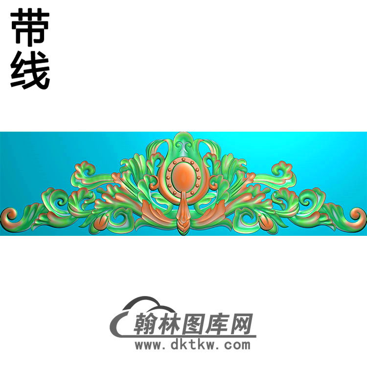 欧式帽顶洋花精雕图（MDH-110）展示