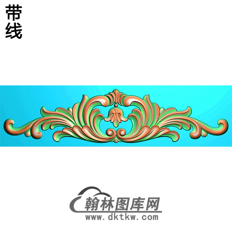 欧式帽顶洋花精雕图（MDH-117）展示
