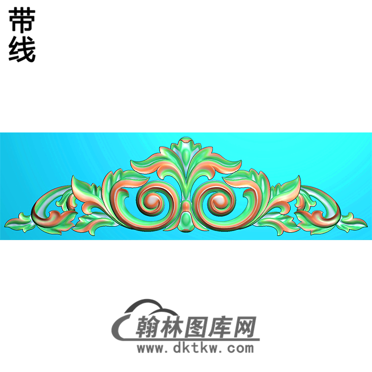 欧式帽顶洋花精雕图（MDH-160）展示