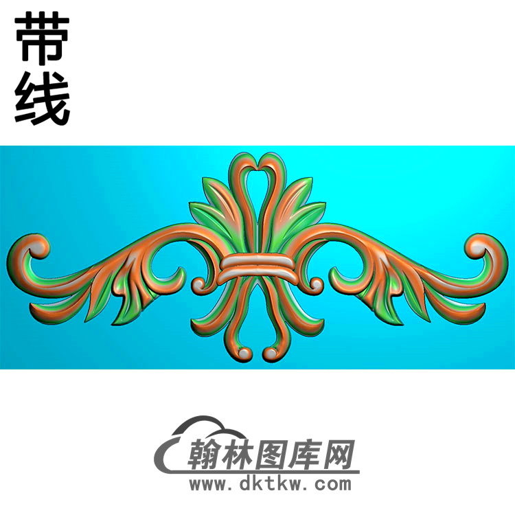 欧式帽顶洋花精雕图（MDH-179）展示