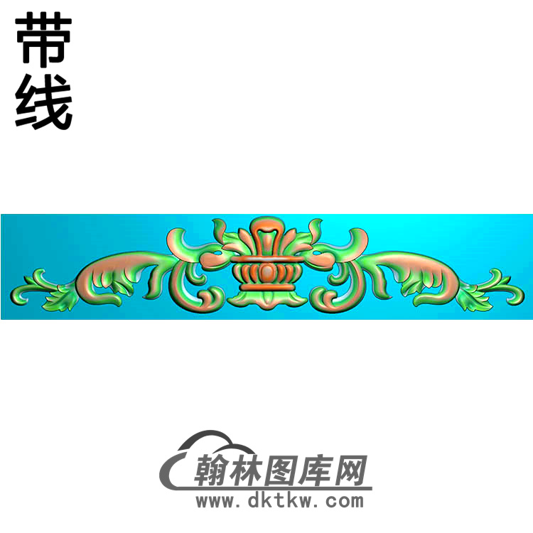 欧式帽顶洋花精雕图（MDH-190）展示
