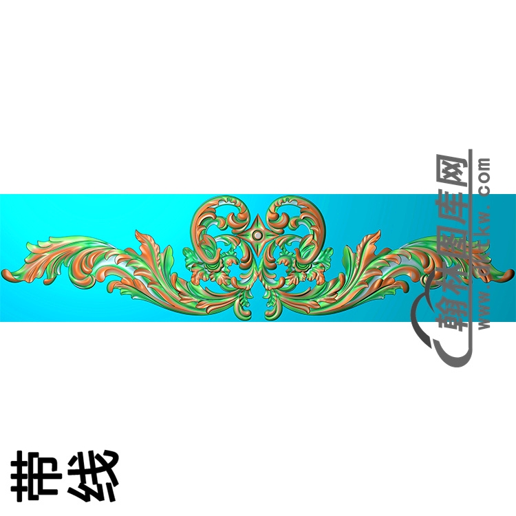 欧式帽顶洋花精雕图（MDH-196）展示
