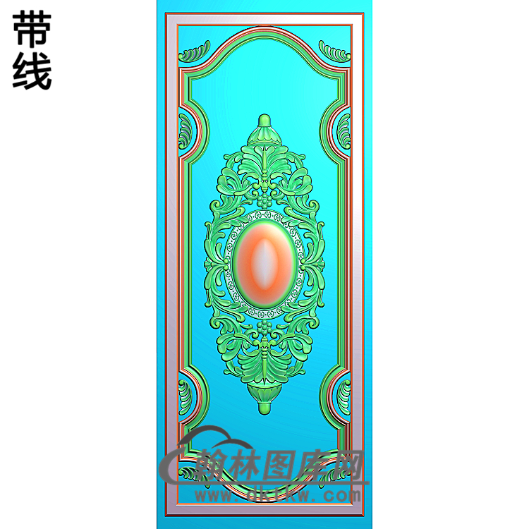 护墙板精雕图(HQB-169)展示