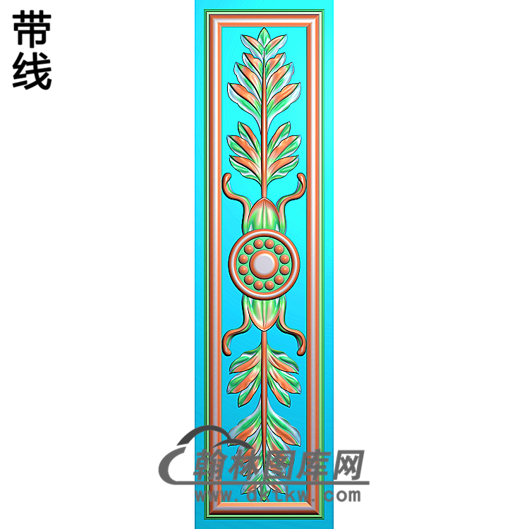护墙板精雕图(HQB-193)展示