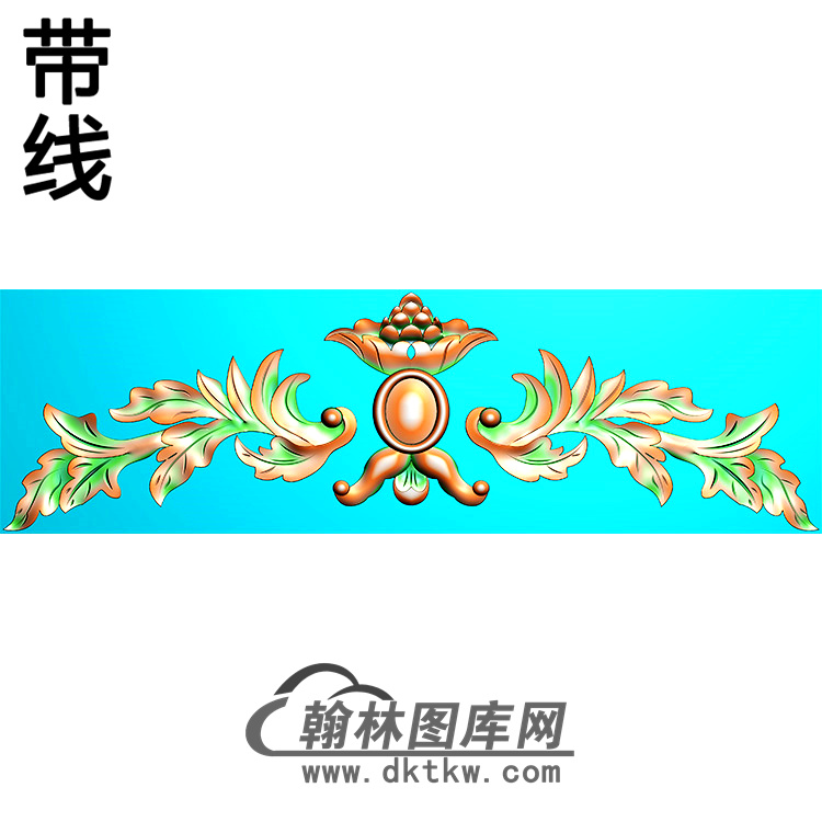 欧式帽顶洋花精雕图（MDH-289）展示
