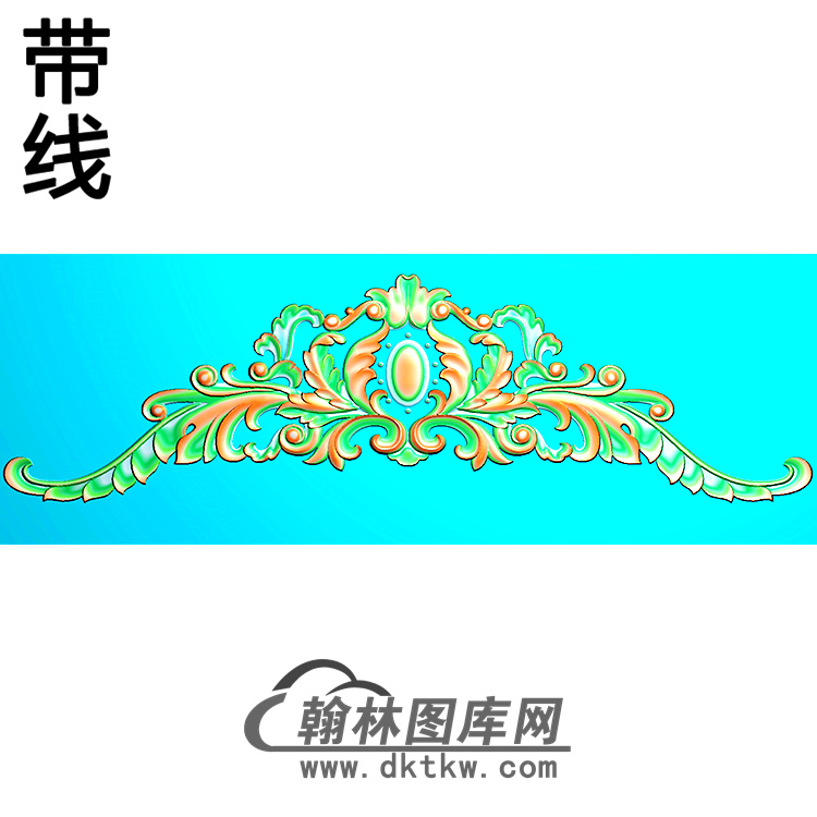 欧式帽顶洋花精雕图（MDH-234）展示