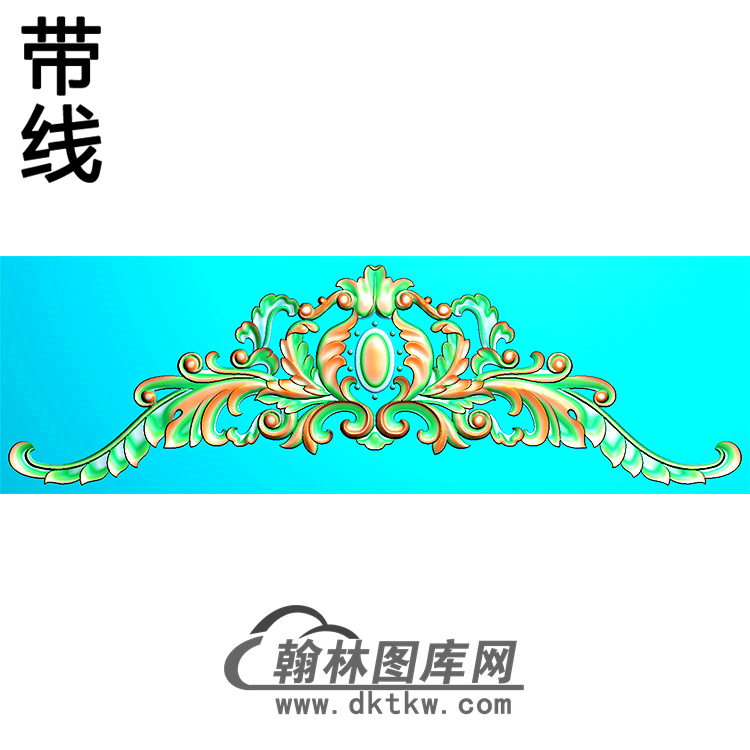欧式帽顶洋花精雕图（MDH-276）展示