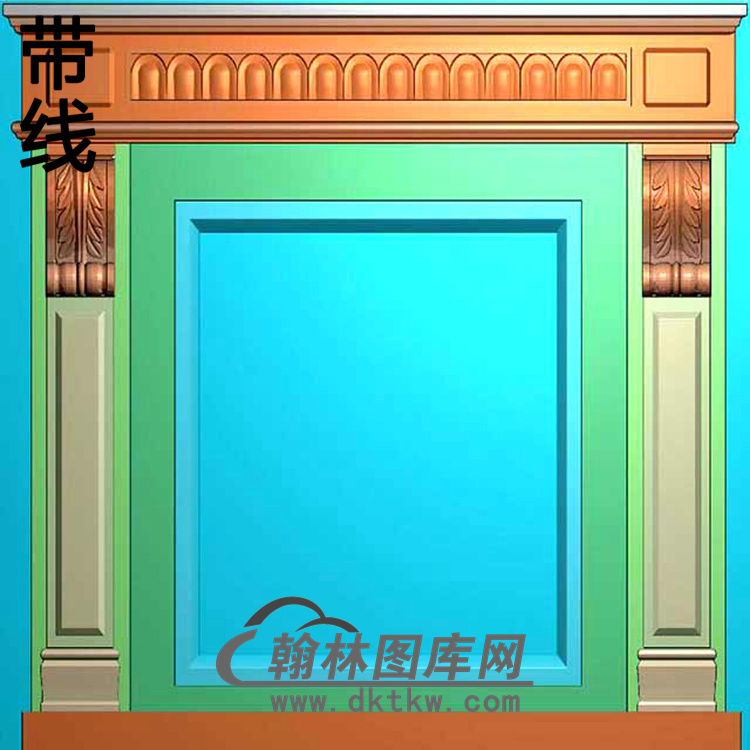 欧式壁炉精雕图(BL-007)展示