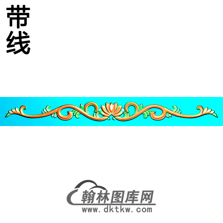 欧式长条洋花精雕图（CTH-018）展示