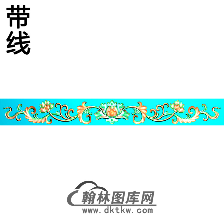 欧式长条洋花精雕图（CTH-021）展示