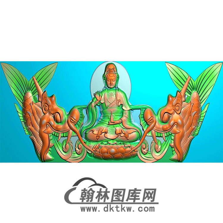 观音碑头精雕图（MBBT-0251）展示