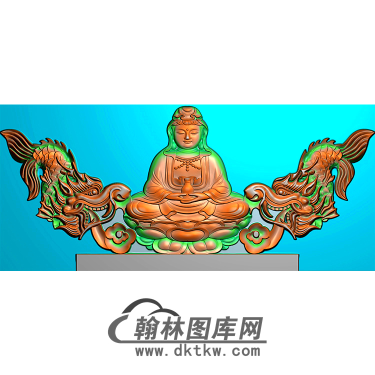 观音碑头精雕图（MBBT-0254）展示