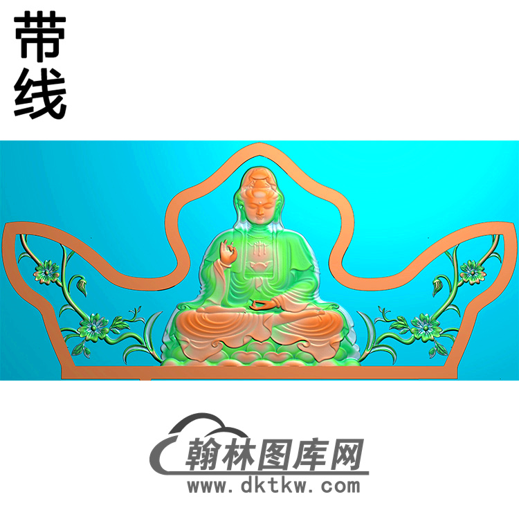 观音碑头精雕图（MBBT-0296）6）展示