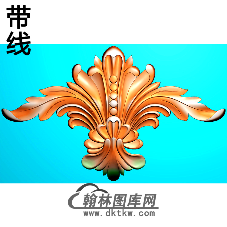 欧式洋花角花精雕图（YJH-031）展示