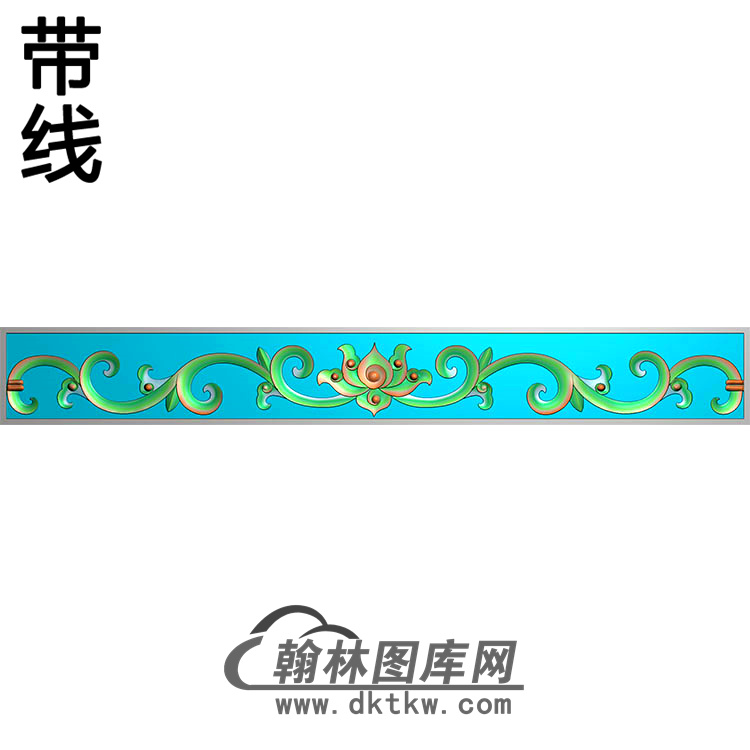 欧式长条洋花精雕图（CTH-029）展示