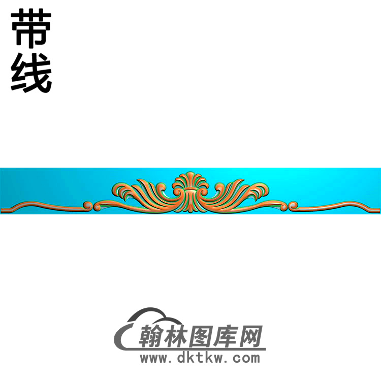 欧式长条洋花精雕图（CTH-030）展示