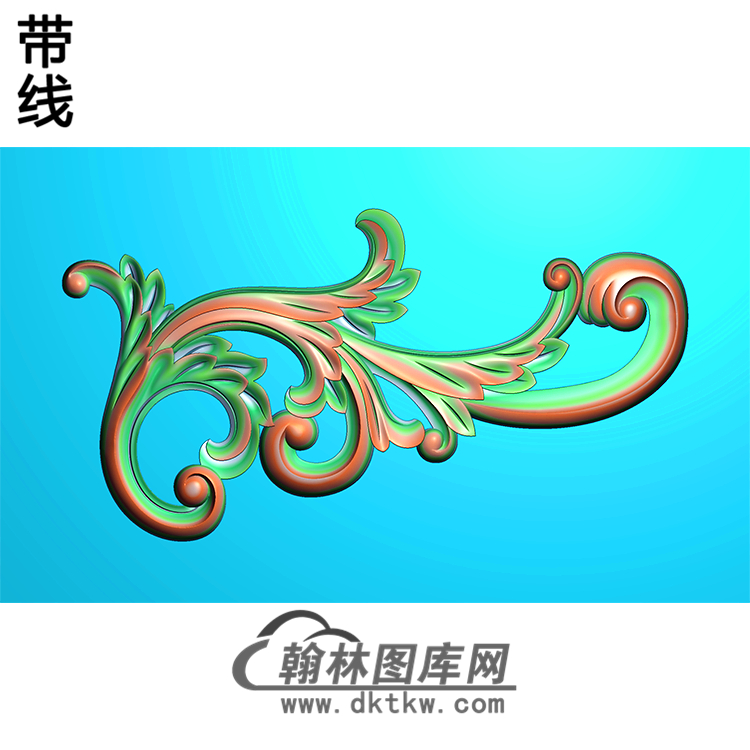 欧式洋花角花精雕图（YJH-039）展示