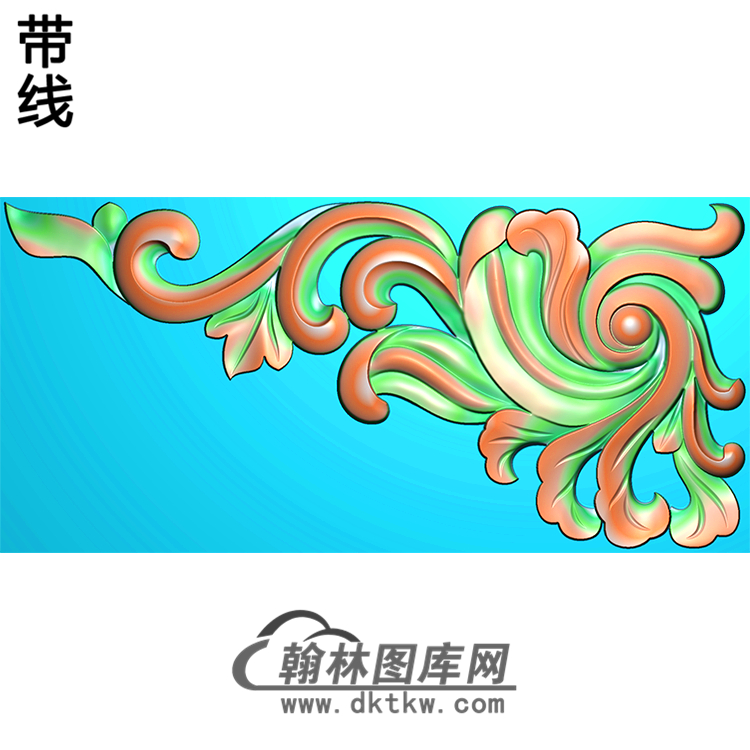 欧式洋花角花精雕图（YJH-046）展示
