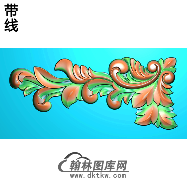 欧式洋花角花精雕图（YJH-055）展示