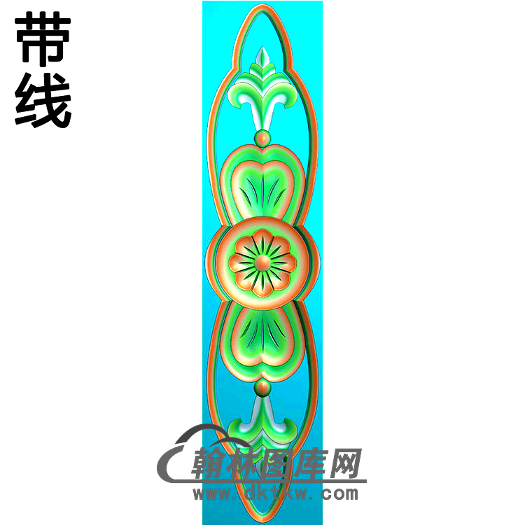 欧式长方形洋花精雕图（CYH-036）展示