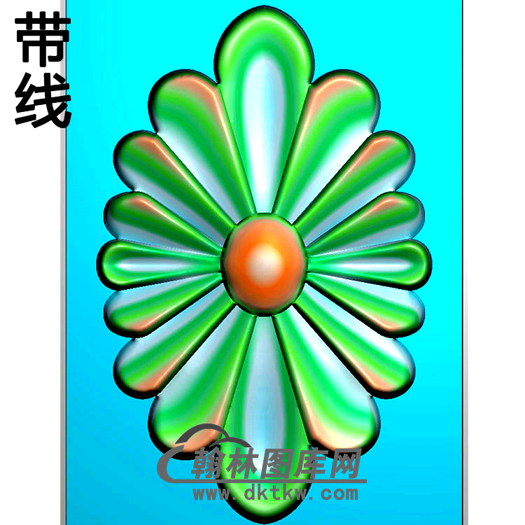 欧式长方形洋花精雕图（CYH-037）展示