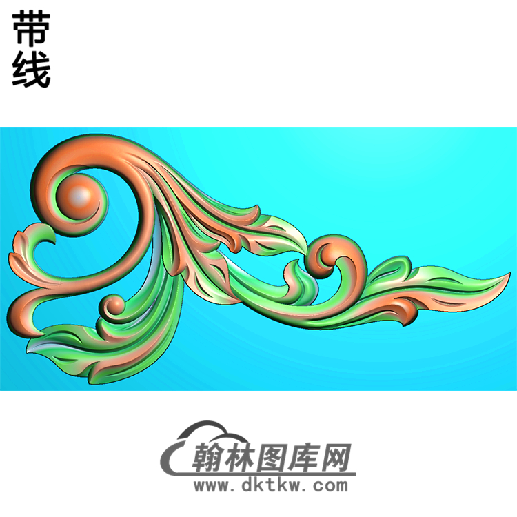 欧式洋花角花精雕图（YJH-097）展示