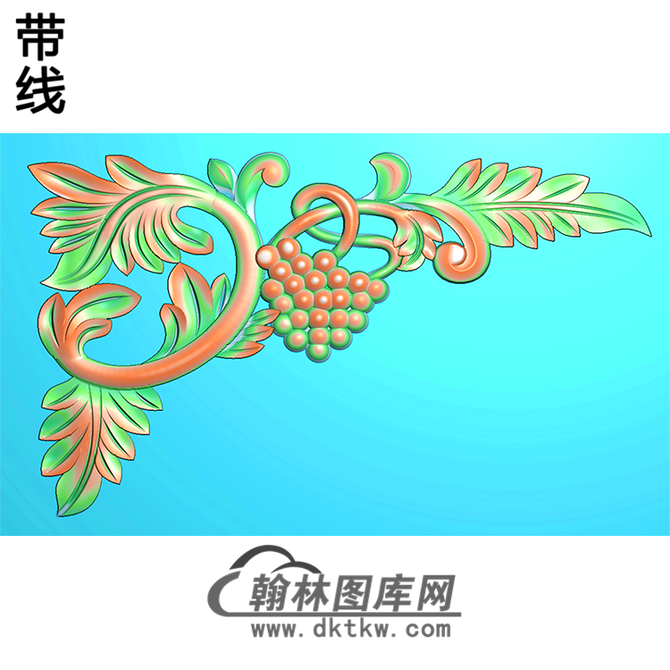 欧式洋花角花精雕图（YJH-100）展示
