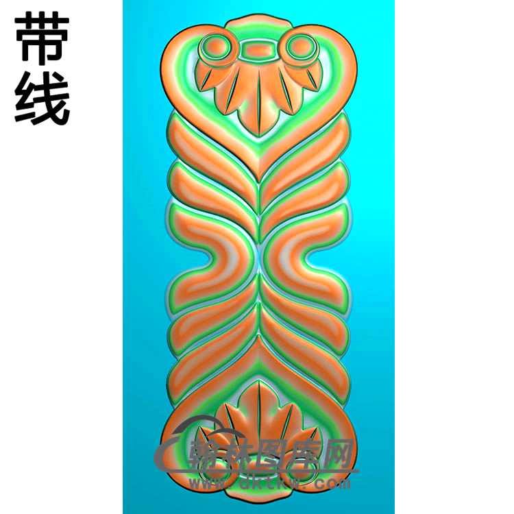 欧式长方形洋花精雕图（CYH-073）展示