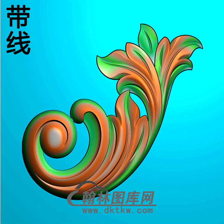 欧式洋花角花精雕图（YJH-144）展示