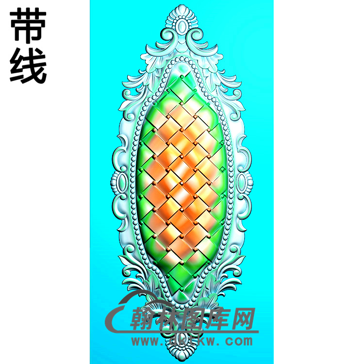 门芯板精雕图（MXB-018）展示