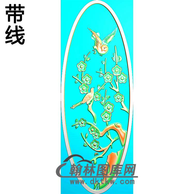 门芯板精雕图（MXB-027）展示