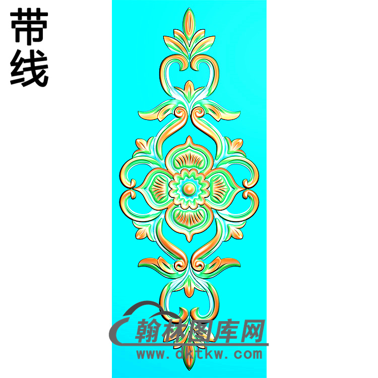 门芯板精雕图（MXB-045）展示