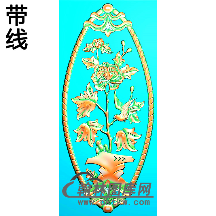 芯板精雕图（MXB-129）展示
