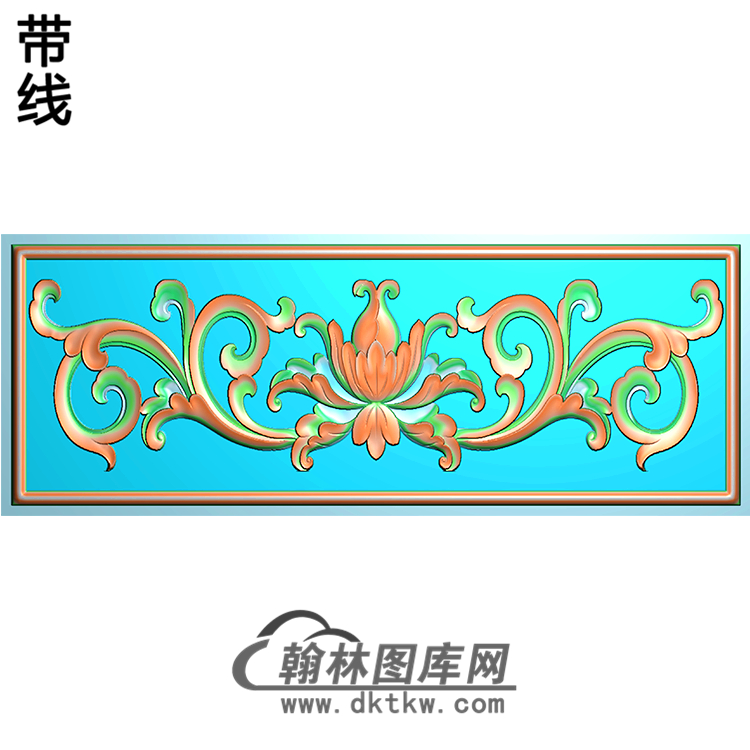 欧式长方形洋花精雕图（CYH-170）展示