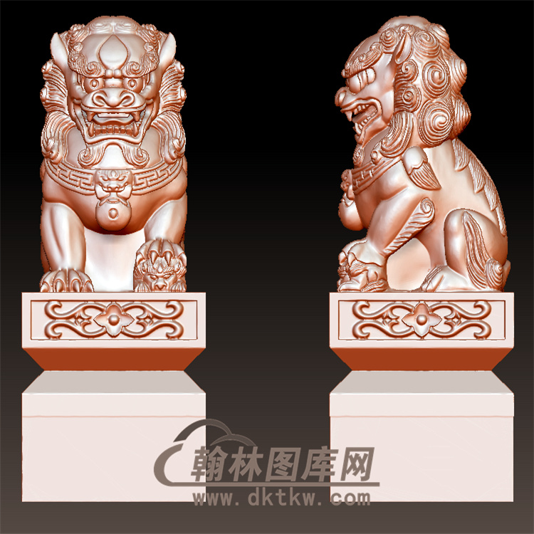 精品母狮子立体圆雕图(YSX-064)展示
