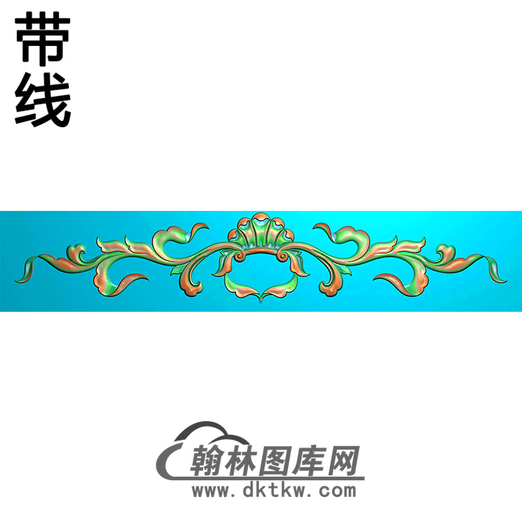 欧式长条洋花精雕图（CTH-054）展示
