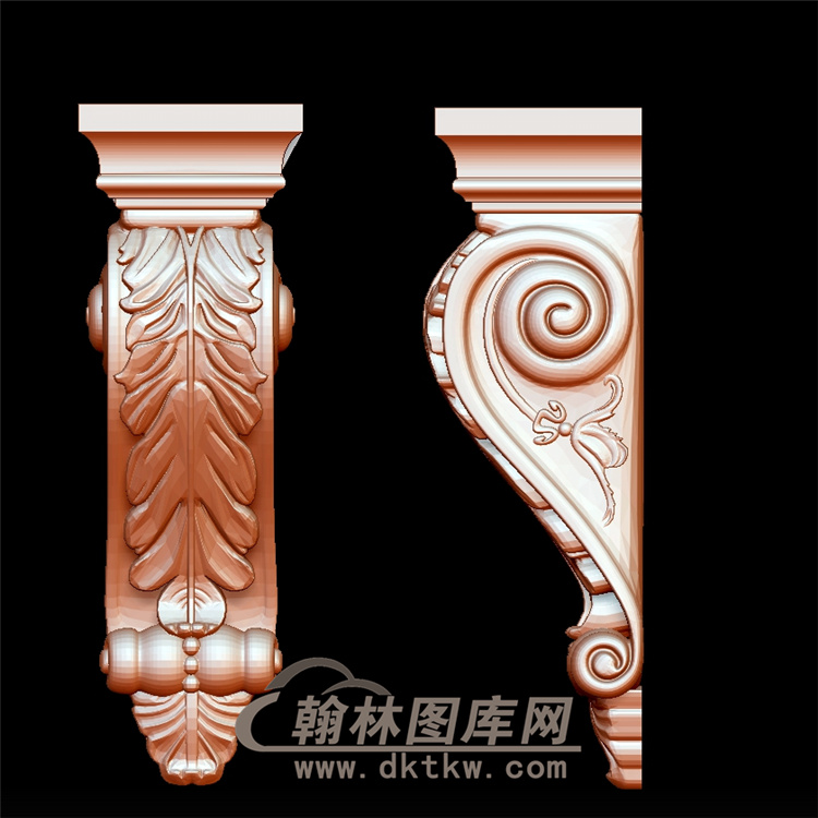 柱头立体圆雕图(YZT-022)展示