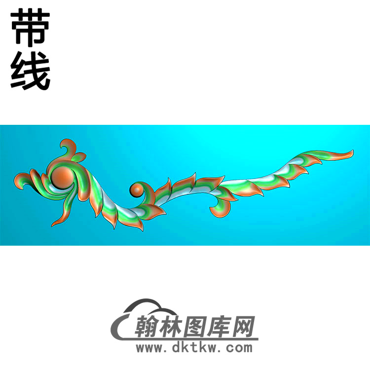欧式长条洋花精雕图（CTH-090）展示