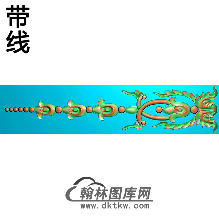 欧式长条洋花精雕图（CTH-092）展示
