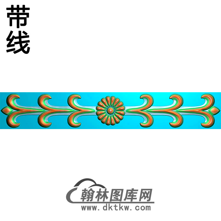 欧式长条洋花精雕图（CTH-094）展示